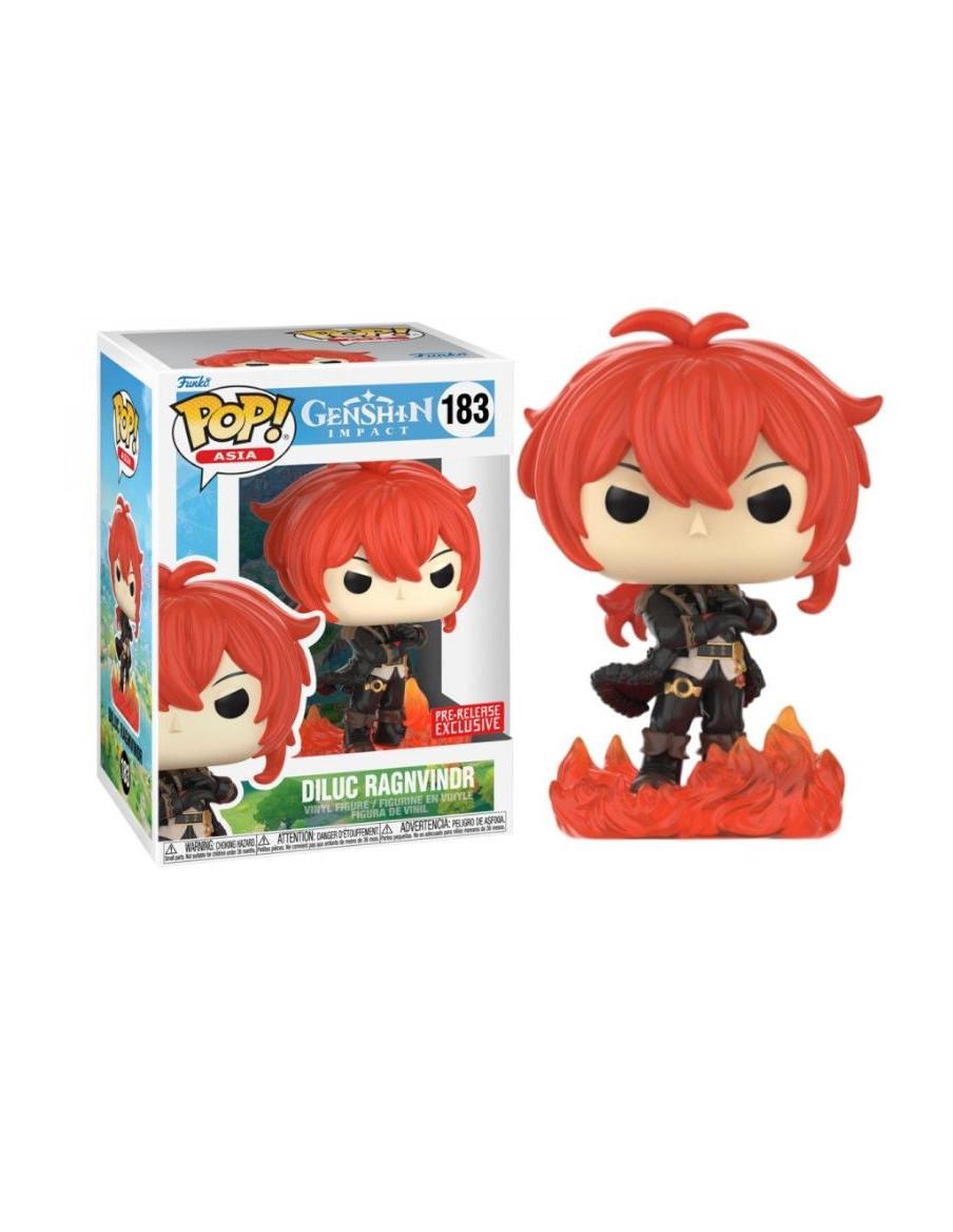Funko Pop. Diluc Ragnvindr. Genshin impact  - Funko Pop. Diluc Ragnvindr. Genshin impact 9cm
