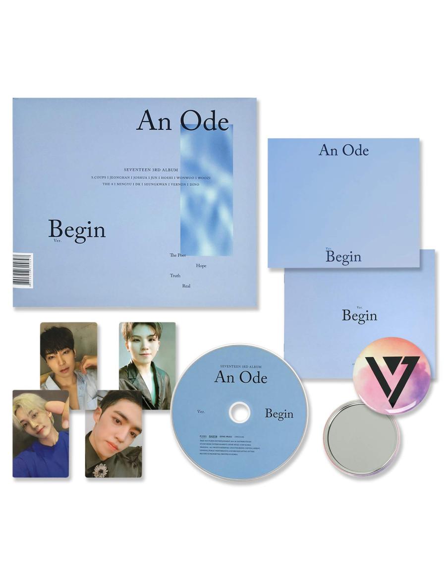 SEVENTEEN - An Ode (3rd Album)  - 
Versiones: Begin (azul), The Poet (crema), Hope (verde), Truth (gris-violeta), Real (negro)
 