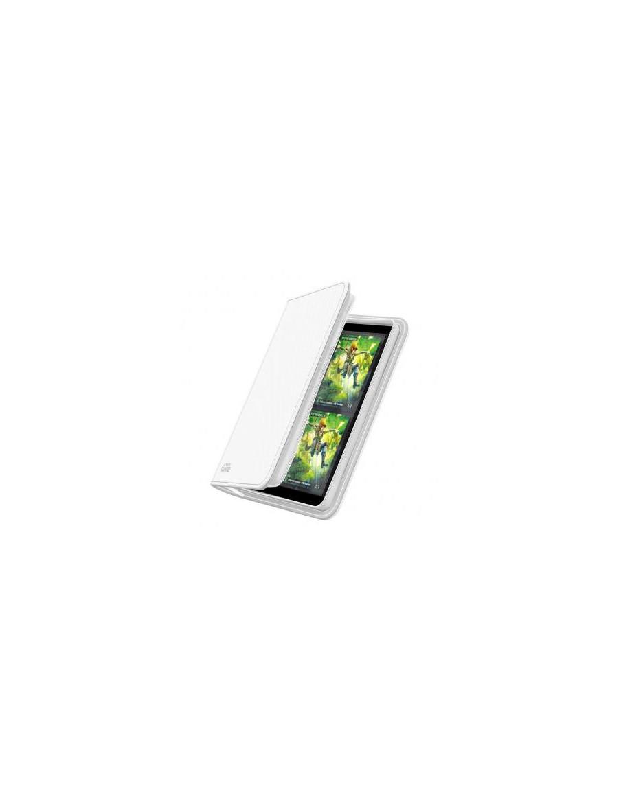 Carpeta Ultimate Guard Zipfolio Xenoskin Blanco (9 Bolsillos)  - Carpeta Ultimate Guard Zipfolio Blanco (9 Bolsillos)