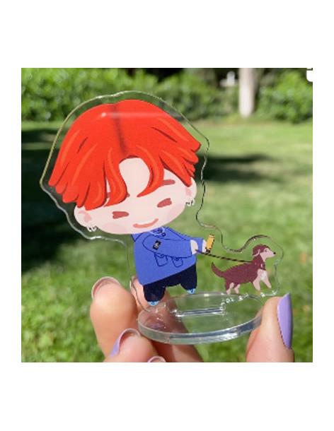 Llavero / Decoración en Acrílico BTS Colors by V (varios modelos)  - Llavero o decoración en acrílico de los cantantes de BTS