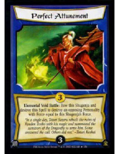 Perfect Attunement  - Elemental Void Battle: Bow this Shugenja and destroy this Spell to destroy an opposing Personality with Fo