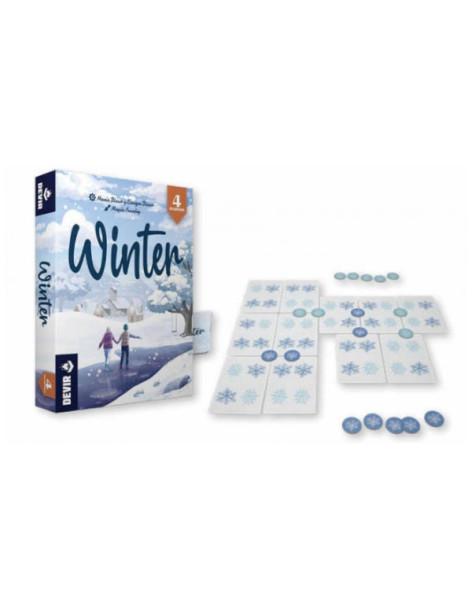 Winter. Juego de Mesa  - El invierno ha llegado, y con él, la disputa por el control del lago helado. Winter es un juego abstrac 2