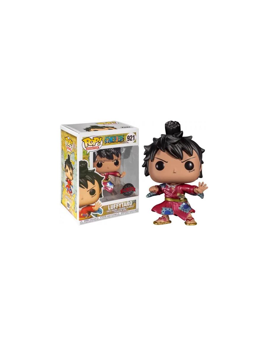 Funko Pop. Luffytaro. One Piece. Metalizado  - Funko Pop de Luffy con Kimono saga de Wano