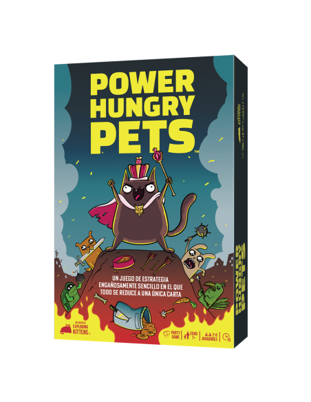 Power Hungry Pets  - Un juego de estrategia engañosamente sencillo en el que todo se reduce a una única carta.¿De qué va esto?Ca