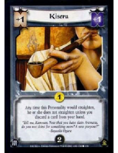 Kiseru  - Any time this Personality would straighten, he or she does not straighten unless you discard a card from your hand. 