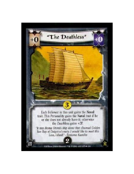 "The Deathless"  - Each Follower in this unit gains the Naval trait. This Personality gains the Naval trait if he or she does no
