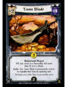 Tsuno Blade  - Shadowlands WeaponWill only attach to a Personality with more than 3F or to a Tsuno.Battle: Bow Tsuno Blade to pe