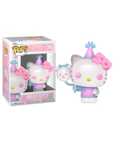 Funko Pop Hello Kitty Balloons. 50th anniversary  - Figura de aproximadamente 11 centímetros de altura de Hello Kitty con un glo