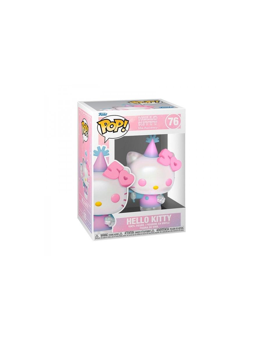 Funko Pop Hello Kitty Balloons. 50th anniversary  - Figura de aproximadamente 11 centímetros de altura de Hello Kitty con un glo