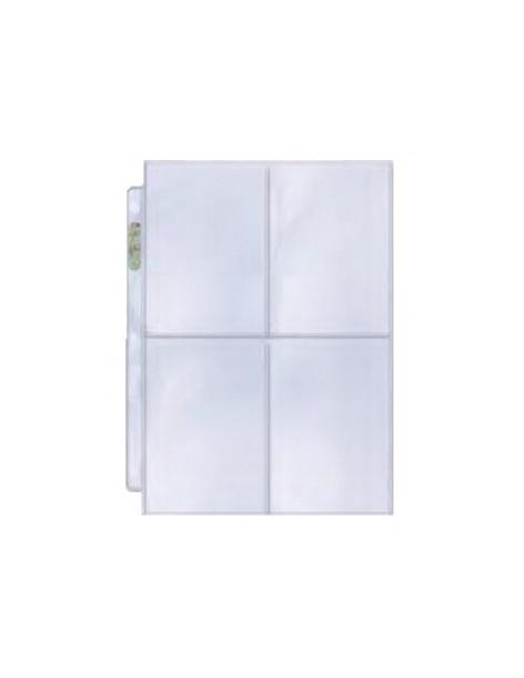 Hojas de Archivador 4 Bolsillos (88mm x 133mm) Ultra-Pro Platinum  - Página Ultra Pro Platinum de 4 bolsillos con bolsillos de 3