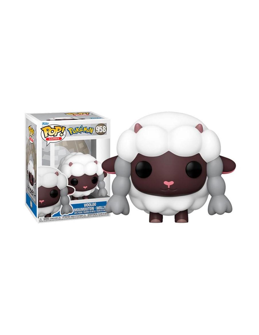 Funko Pop Wooloo. Pokémon  - Figura de vinilo aproximadamente 8cm de altura del Pokémon nº831 del que según la Pokédex "Su lana 