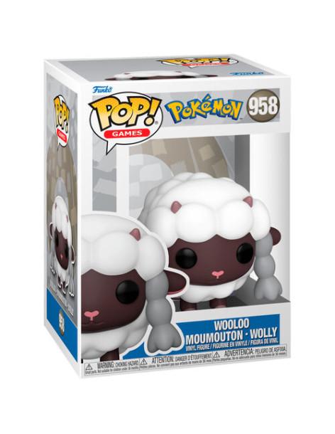 Funko Pop Wooloo. Pokémon  - Figura de vinilo aproximadamente 8cm de altura del Pokémon nº831 del que según la Pokédex "Su lana  2