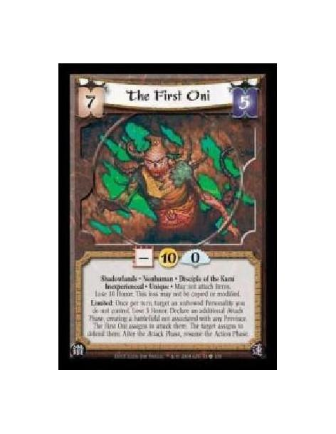 The First Oni Inexp (Alemán)  - Shadowlands · Nonhuman · Disciple of the Kami · Inexperienced · Unique · May not attach Items. L