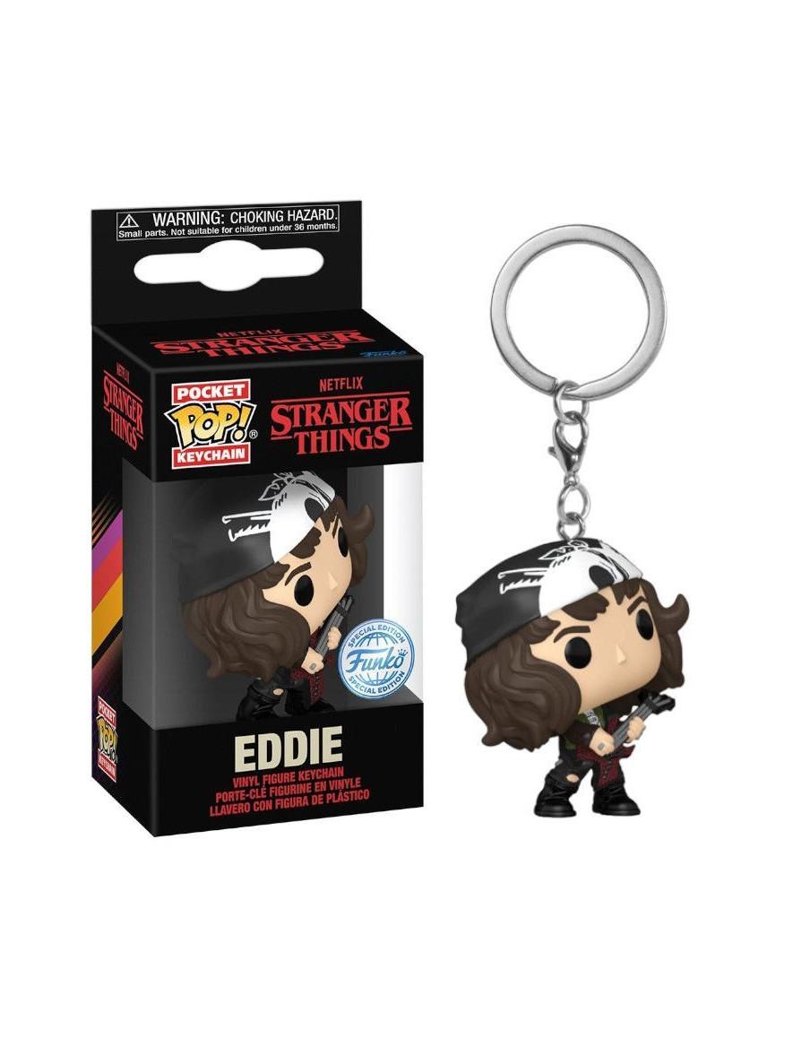 Pop Keychain Eddie with Guitar. Stranger Things  - 
