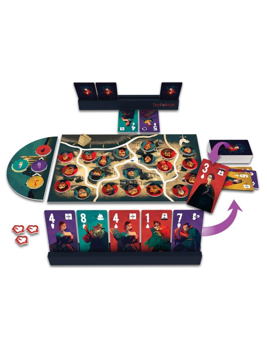 Dracula VS Van Helsing  - Dracula VS Van Helsing es un juego de mesa en el que, una vez más, Drácula ha llegado a Whitby, Inglat