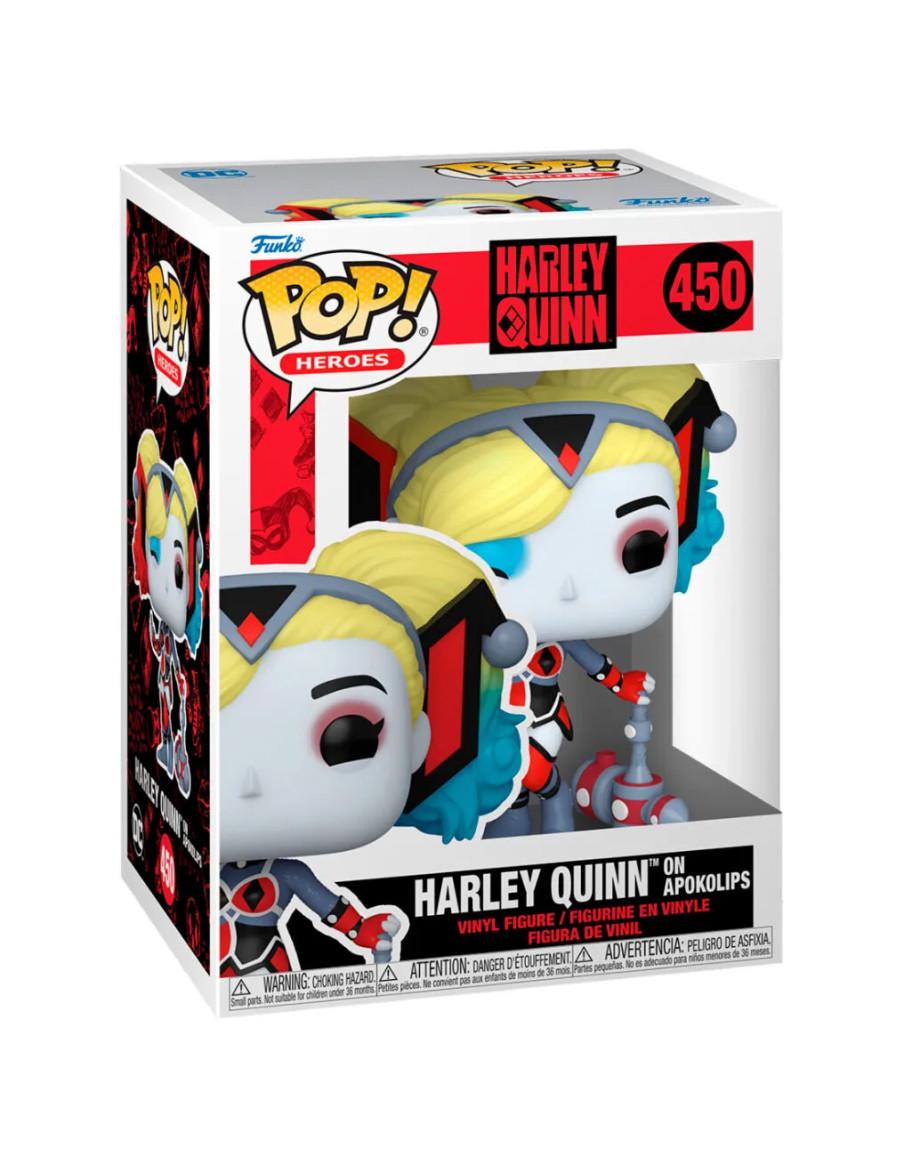 Funko Pop Harley Quinn Apokolips. DC  - Figura de vinilo de aproximadamente 10 centímetros de altura.