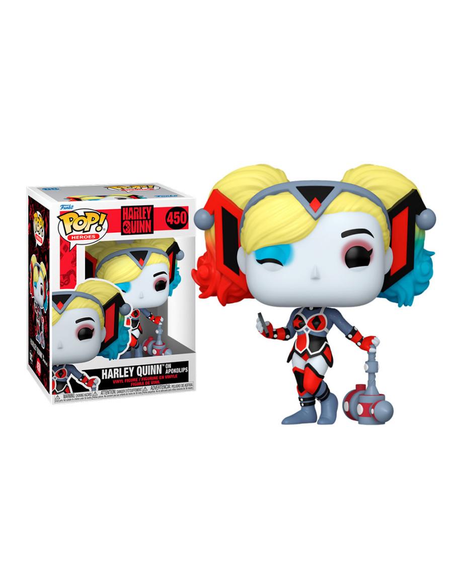 Funko Pop Harley Quinn Apokolips. DC  - Figura de vinilo de aproximadamente 10 centímetros de altura.