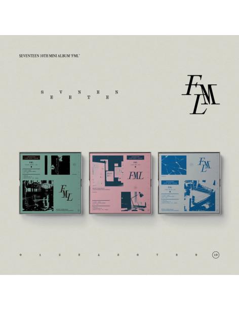 SEVENTEEN - FML (10th Mini Album)  - SEVENTEEN - FML (10th Mini Album)3 Versiones: A - Verde, B - Rosa, C - GrisContenido- Libro