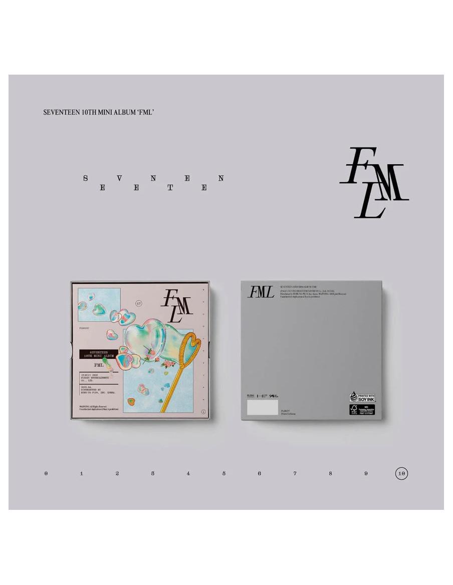 SEVENTEEN - FML (10th Mini Album) CARAT ver.  - SEVENTEEN - FML (10th Mini Album)CARAT Ver.Contenido
- Carpeta de tapa dura + fo