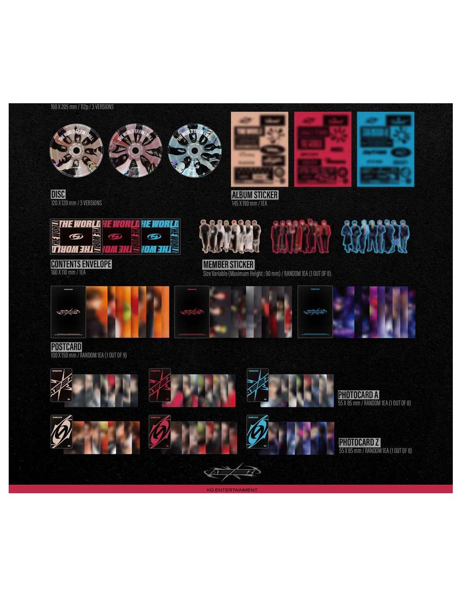 Ateez - The World Ep. FIN: Will  - Ateez - The World Ep. FIN: WillOpciones disponibles: Diary (Rosa-Rojizo) ; Z (Azul) ; A (Rosa