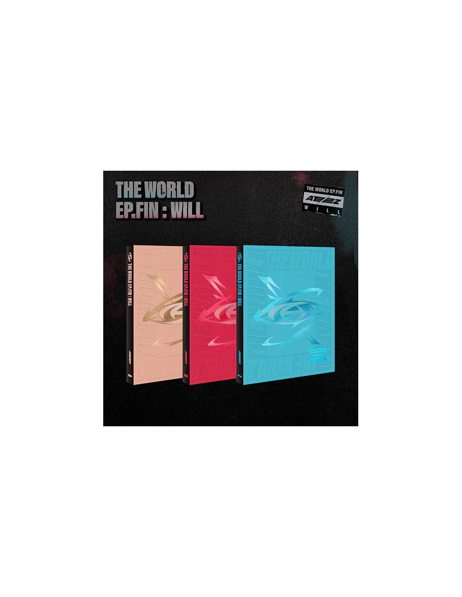 Ateez - The World Ep. FIN: Will  - Ateez - The World Ep. FIN: WillOpciones disponibles: Diary (Rosa-Rojizo) ; Z (Azul) ; A (Rosa