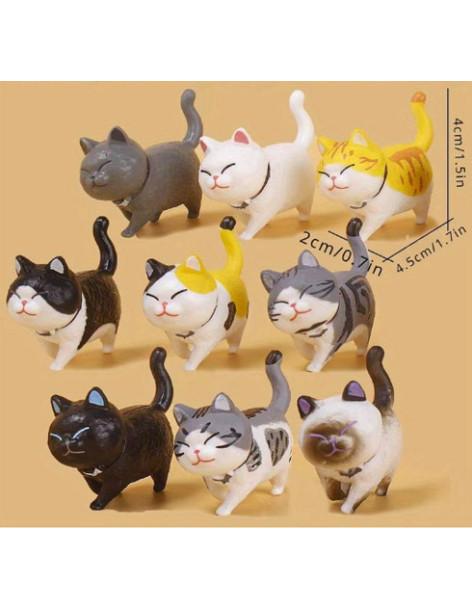 Figura gato, surtido varios modelos (1 unidad)  - Figura de gato en varios colores y modelos. 2