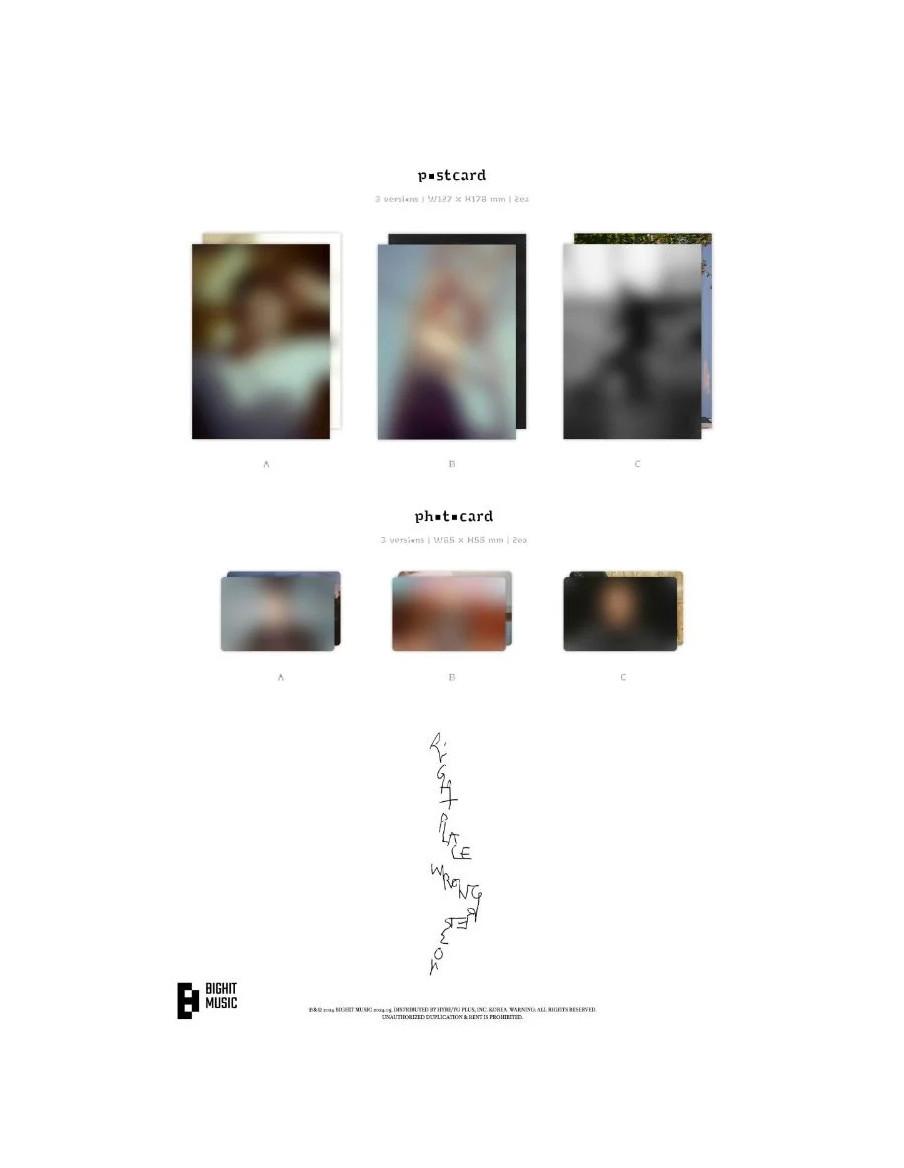 BTS - RM - Right Place, Wrong Person (2ND Solo Album)  - BTS - RM - Right Place, Wrong Person (2ND Album en Solitario)
Versiones