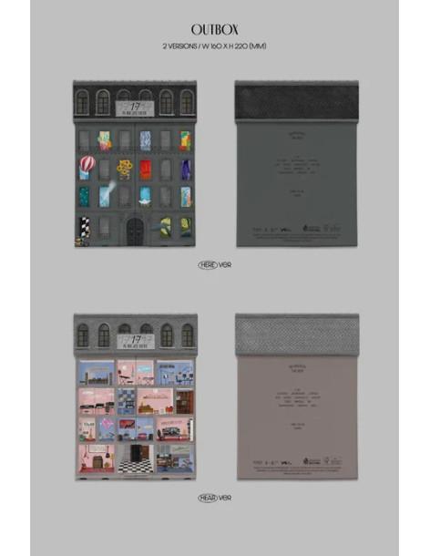 SEVENTEEN - Best Album - 17 Is Right Here  - SEVENTEEN - Best Album - 17 Is Right Here

2 Versiones: HERE (ventanas) / HEAR (hab 2