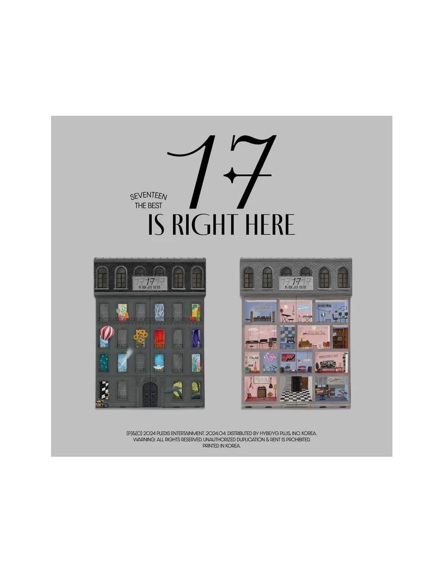 SEVENTEEN - Best Album - 17 Is Right Here  - SEVENTEEN - Best Album - 17 Is Right Here

2 Versiones: HERE (ventanas) / HEAR (hab