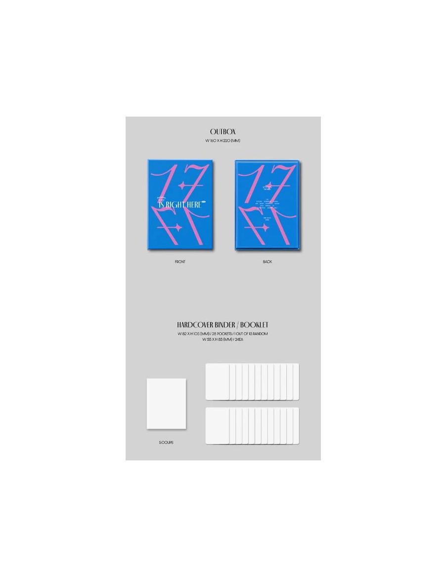 SEVENTEEN - Best Album - 17 Is Right Here (DEAR Ver.)  - 
SEVENTEEN - Best Album - 17 Is Right Here (DEAR VER.)

(Versión Aleato