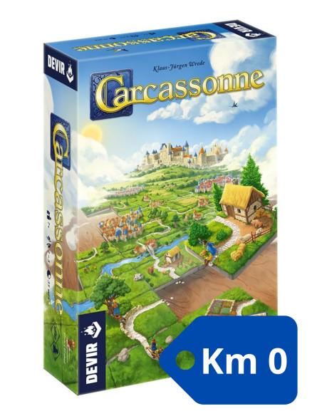 Carcassonne KM 0  - Explora nuevos horizontes de diversión con nuestra colección de juegos de mesa Kilómetro 0, donde la emoción