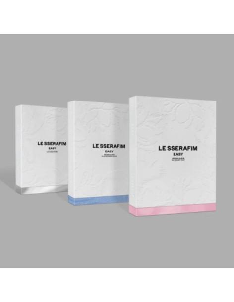 LE SSERAFIM - Easy (3er Mini Album)  - LE SSERAFIM - Easy (3er Mini Album)
3 Versiones: Vol.1 (rosa) / vol.2 (azul) / vol.3 (gri