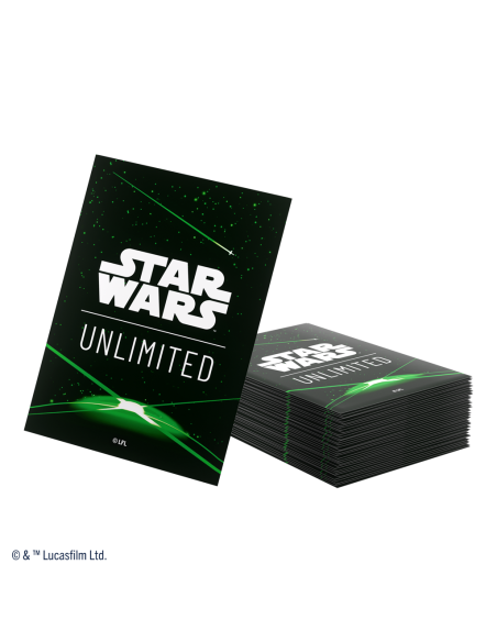 Star Wars: Unlimited - Art Sleeves: Back Green (60)  - 