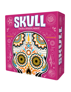 Skull  - COLOCA, APUESTA, MIENTE
¿A cuántos discos les puedes dar la vuelta antes de revelar una calavera?Skull es un juego de f