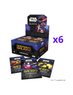 RESERVA Star Wars Unlimited: Sombras de la Galaxia. CASE (6x Caja de sobres) - INGLÉS  - Este producto es una RESERVA, y se serv