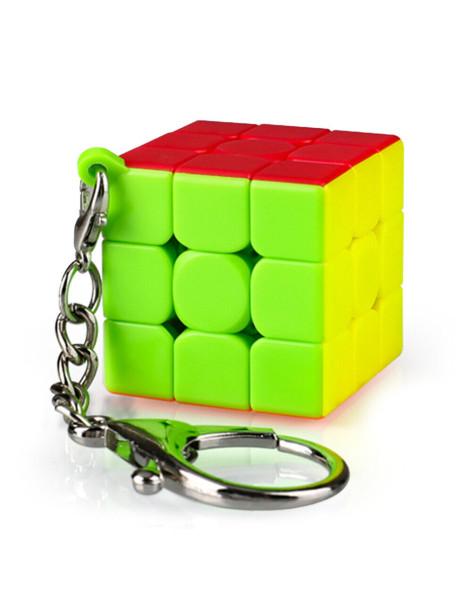 3x3x3 Qiyi Stickerless Keychain  -  2