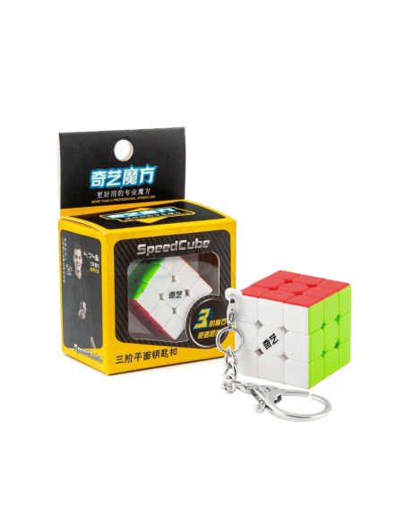 3x3x3 Qiyi Stickerless Keychain  - 