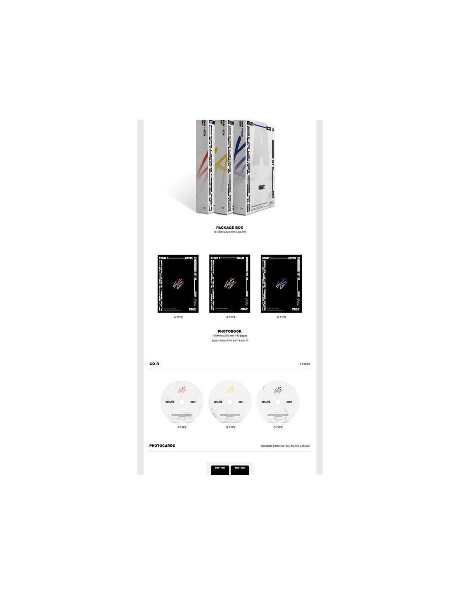 STRAY KIDS - GO: 生 (Standard Edition)  - 

Contenido:
- Fotolibro (distinto en cada versión)
- CD-R (distinto en cada versión)
-