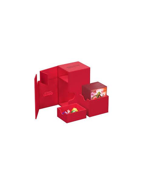 Flip'n'Tray Deck Case 80+ Tamaño Standard XenoSkin Red. Ultimate Guard  -  2