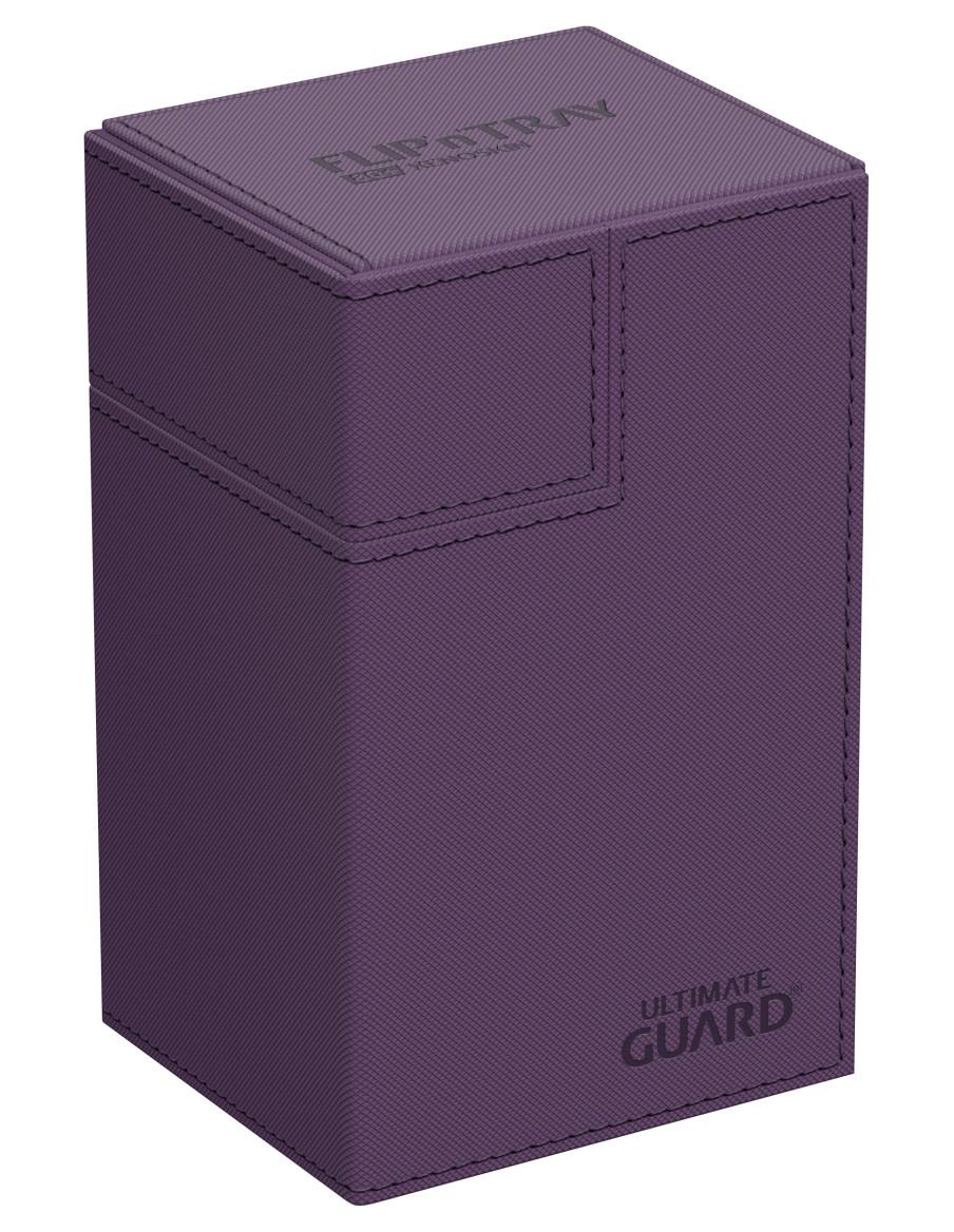 Flip'n'Tray Deck Case 80+ Tamaño Standard XenoSkin Violet. Ultimate Guard  - 
