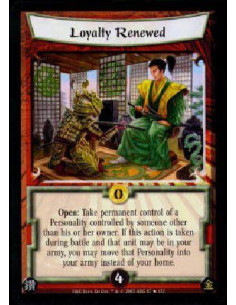 Loyalty Renewed FOIL  - Open: Take permanent control of a Personality controlled by someone other than his or her owner. If this