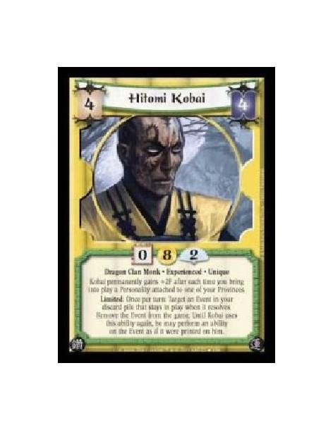 Hitomi Kobai Exp FOIL  - Dragon Clan Monk · Experienced · Unique. Kobai permanently gains +2F after each time you bring into pla