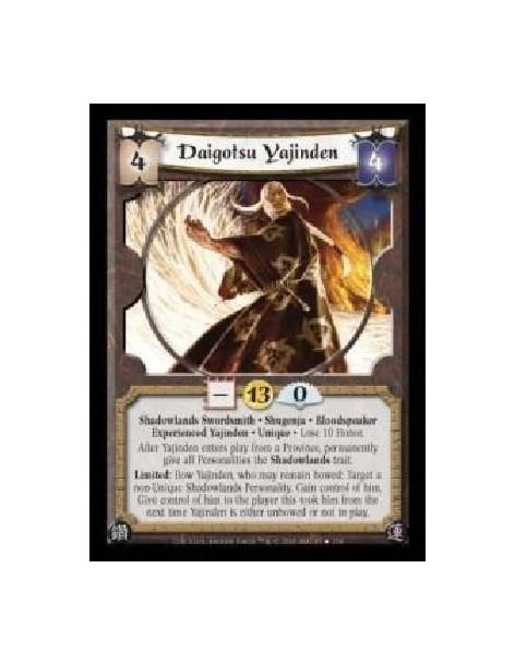 Daigotsu Yajinden Exp (Español)  - Shadowlands Swordsmith · Shugenja · Bloodspeaker · Experienced Yajinden · Unique · Lose 10 Ho