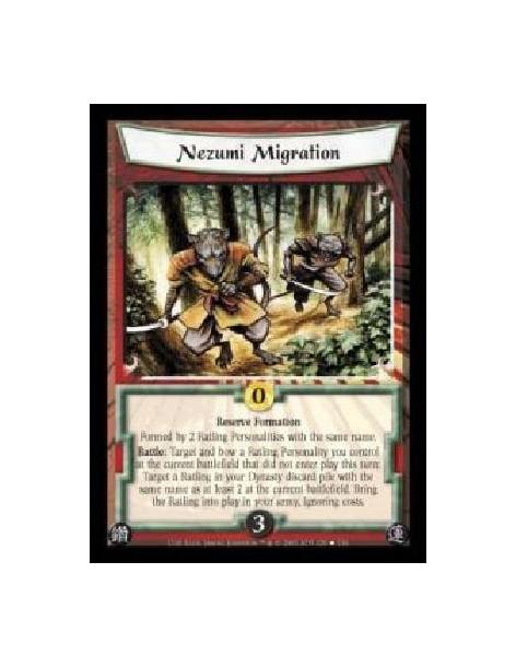 Nezumi Migration (Spanish)  - Reserve Formation. Formed by 2 Ratling Personalities with the same name. Battle: Target and bow a 