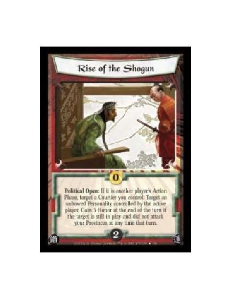 Rise of the Shogun (Español)  - Political Open: If it is another player's Action Phase, target a Courtier you control: Target an