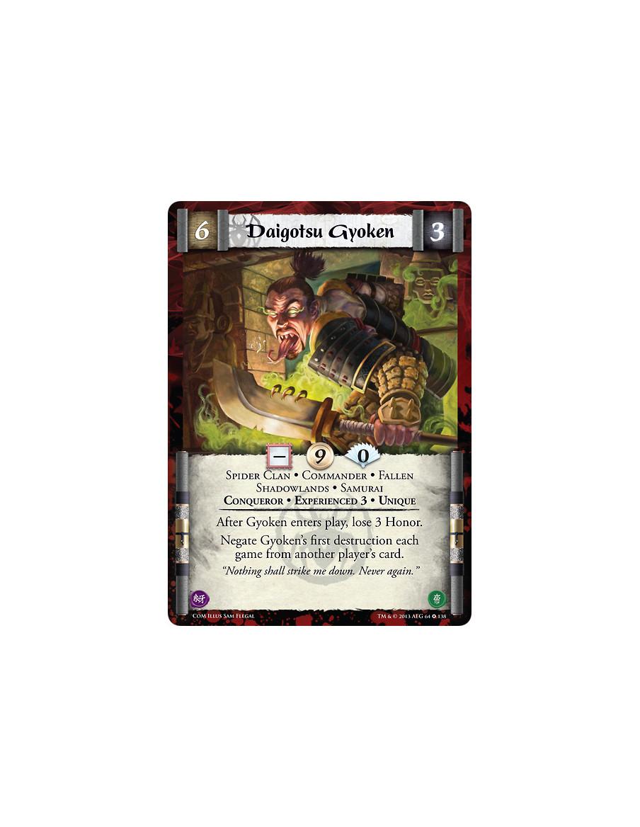 Daigotsu Gyoken Exp3 FOIL  - Commander • Conqueror • Experienced 3 • Fallen • Samurai • Shadowlands • Spider Clan • UniqueAfter 