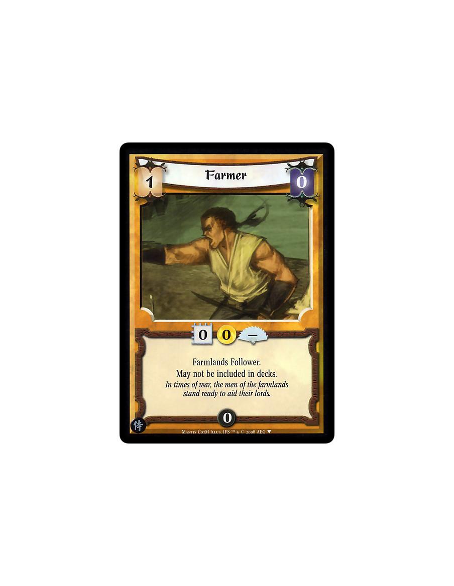 Farmer  - Farmlands Follower.  May not be included in decks.