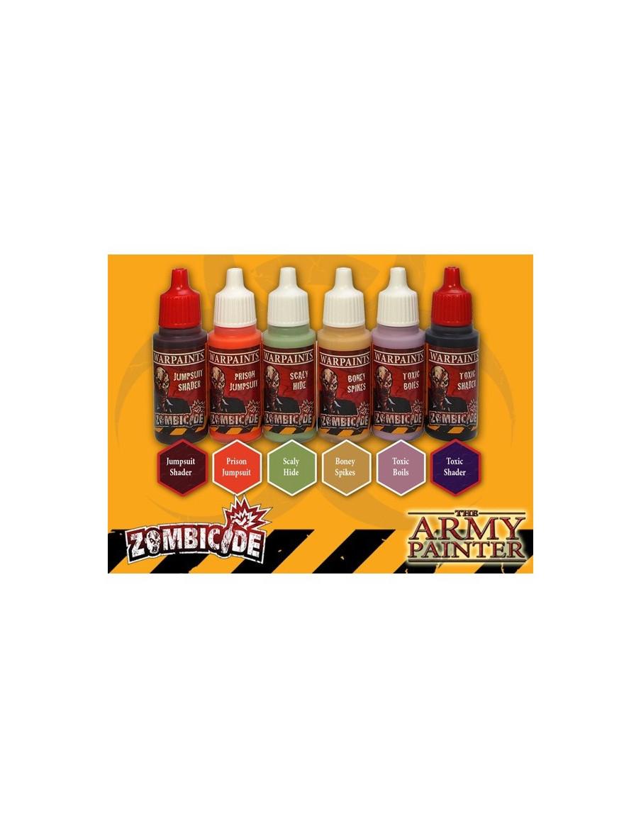 Zombicide. Zombie Toxic/Prison Paint Set  - Zombicide. Zombie Toxic/Prison Paint Set