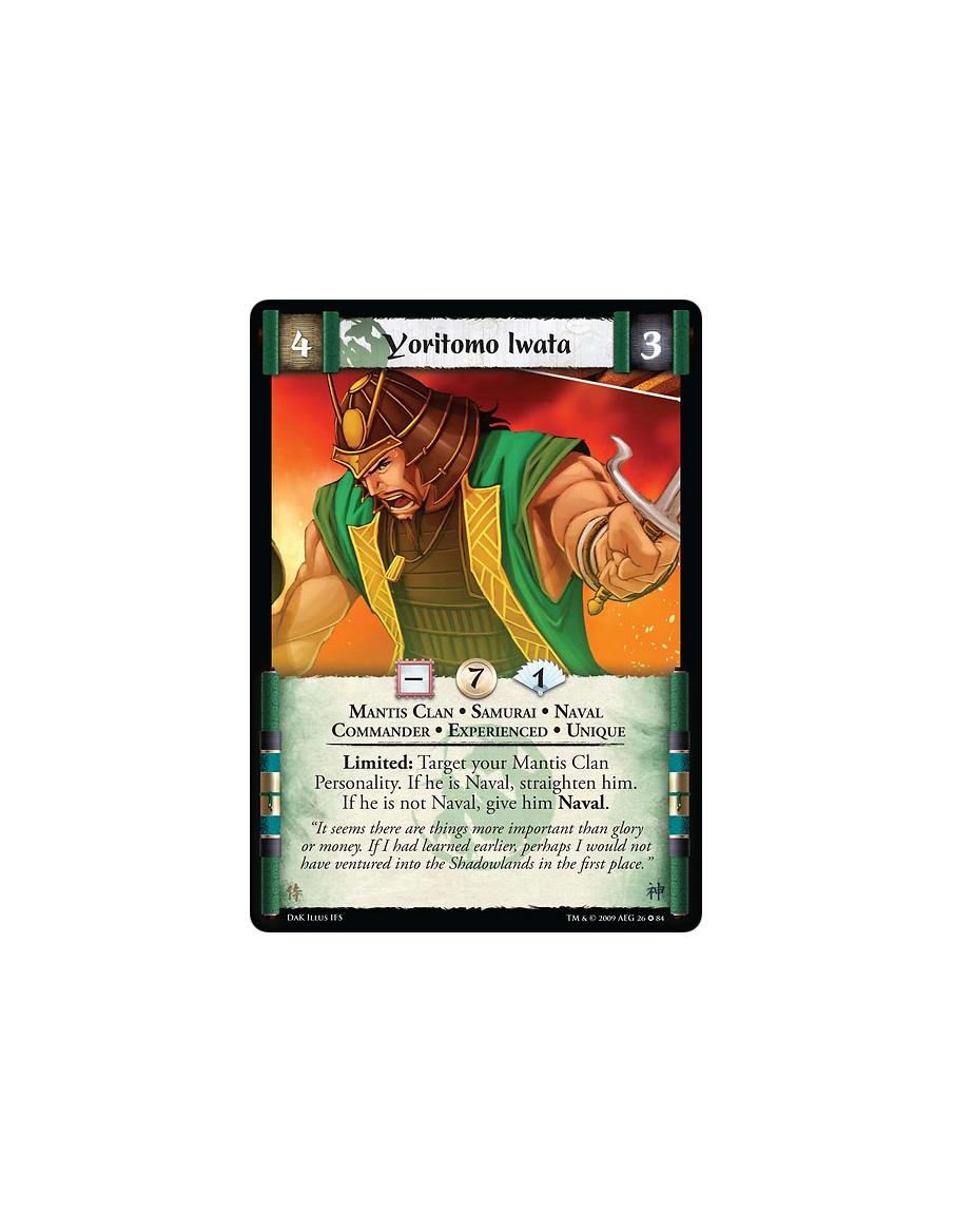 Yoritomo Iwata Exp  - Mantis Clan • Samurai • Naval • Commander • Experienced • Unique Limited: Target your Mantis Clan Personal
