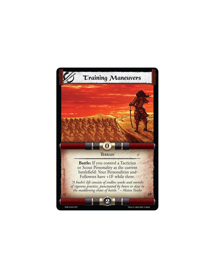 Training Maneuvers  - Terrain Battle: If you control a Tactician or Scout Personality at the current battlefield: Your Personali